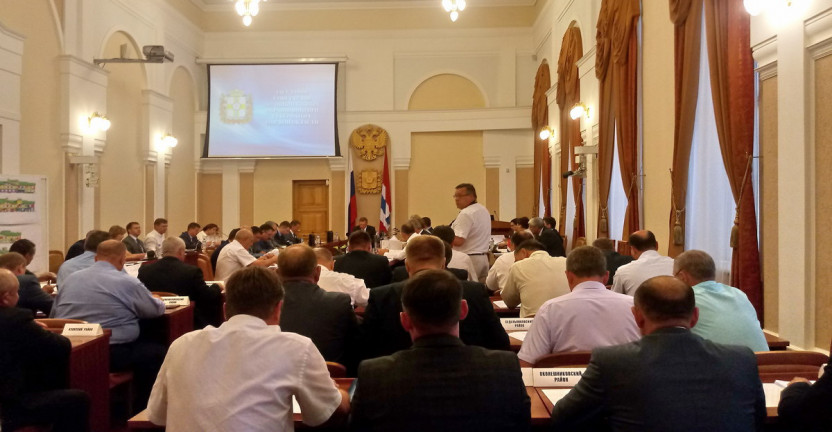 Заседание Совета глав муниципальных образований при Губернаторе Омской области